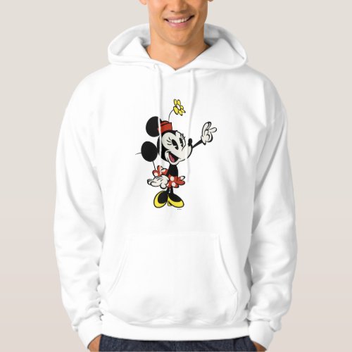 Main Mickey Shorts  Minnie Hand Up Hoodie