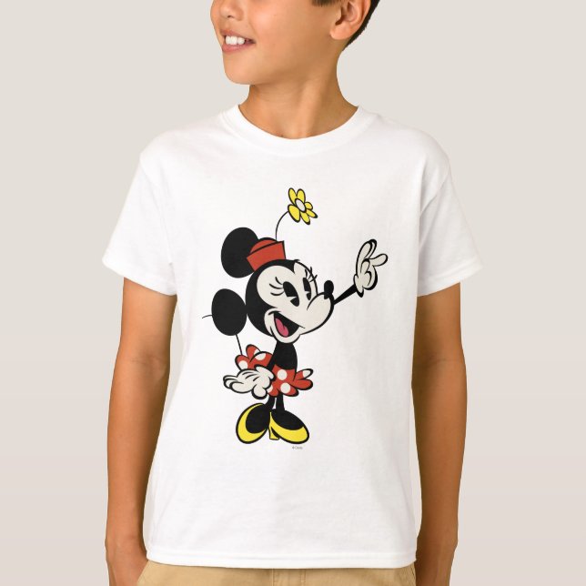 Main Mickey Shorts | Minnie Hand Up T-Shirt (Front)