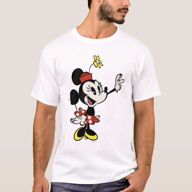 Main Mickey Shorts | Minnie Hand Up T-Shirt (Front)
