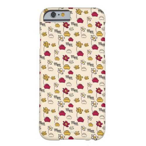 Main Mickey Shorts  Minnie Hats Pattern Barely There iPhone 6 Case