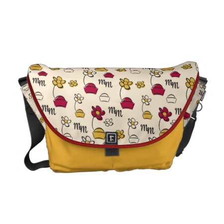 Main Mickey Shorts | Minnie Hats Pattern Messenger Bag