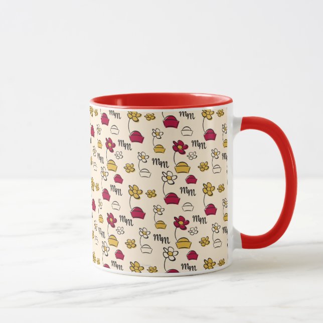 Main Mickey Shorts | Minnie Hats Pattern Mug (Right)
