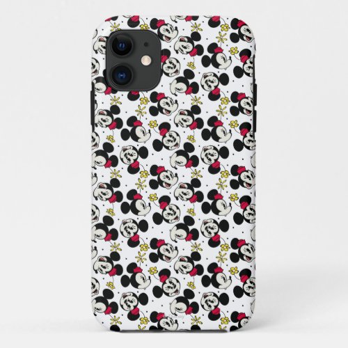 Main Mickey Shorts  Minnie Head Pattern iPhone 11 Case