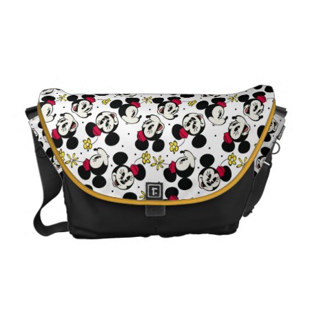 Main Mickey Shorts | Minnie Head Pattern Messenger Bag