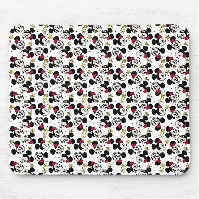 Main Mickey Shorts | Minnie Head Pattern Mouse Pad (Front)