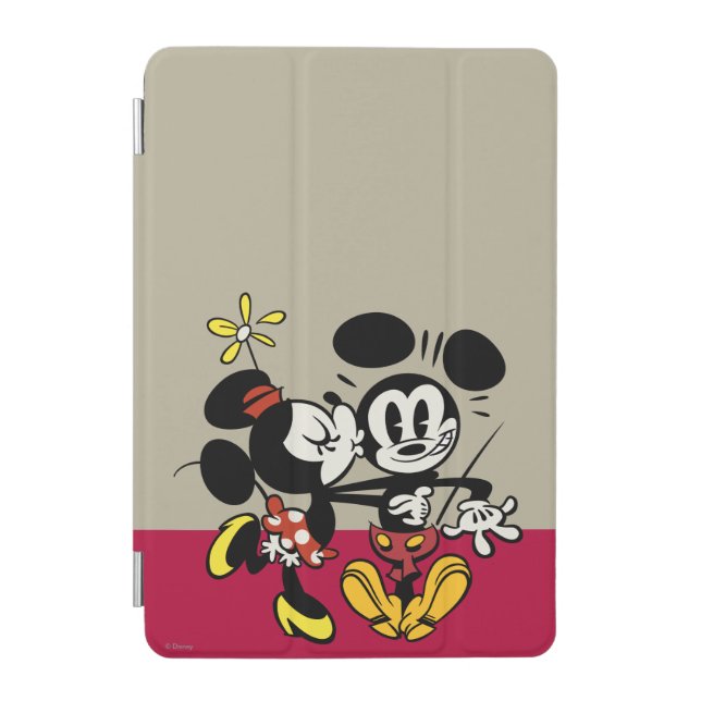 Main Mickey Shorts | Minnie Kissing Mickey iPad Mini Cover (Front)