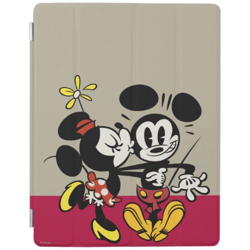 Main Mickey Shorts  Minnie Kissing Mickey iPad Smart Cover