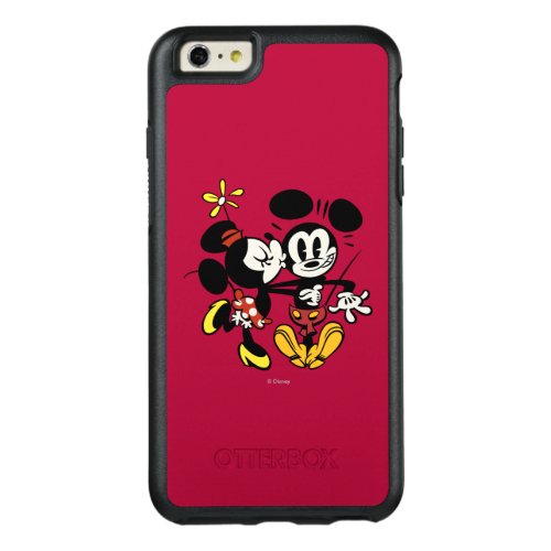 Main Mickey Shorts  Minnie Kissing Mickey OtterBox iPhone 66s Plus Case