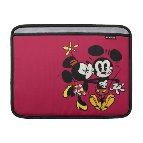 Main Mickey Shorts  Minnie Kissing Mickey Sleeve For MacBook Air