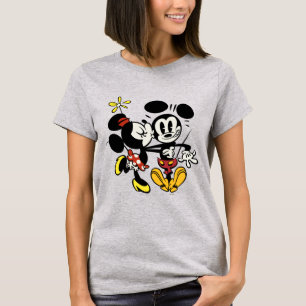 Main Mickey Shorts Minnie Kissing Mickey T-Shirt