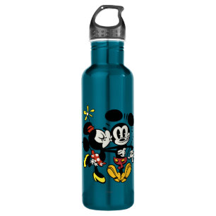 Main Mickey Shorts   Minnie Kissing Mickey Water Bottle