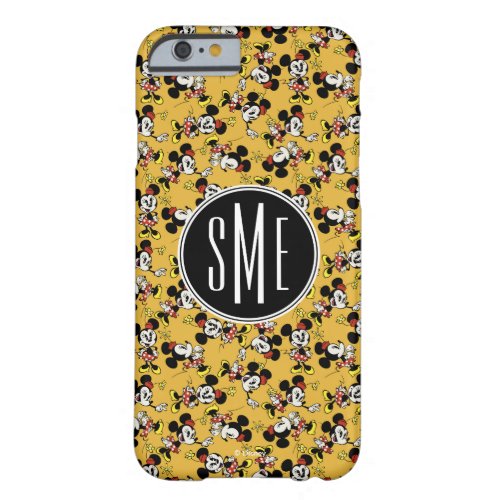 Main Mickey Shorts  Minnie Mouse Monogram Barely There iPhone 6 Case