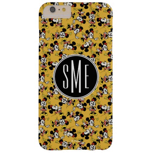 Main Mickey Shorts  Minnie Mouse Monogram Barely There iPhone 6 Plus Case