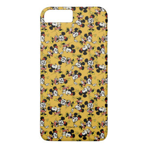 Main Mickey Shorts Minnie Mouse Orange Pattern iPhone 8 Plus/7 Plus Case