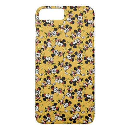 Main Mickey Shorts  Minnie Mouse Orange Pattern iPhone 8 Plus7 Plus Case