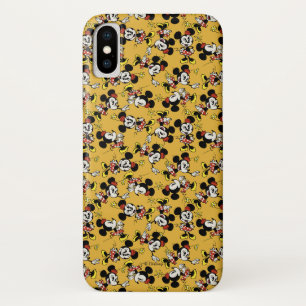Main Mickey Shorts Minnie Mouse Orange Pattern iPhone X Case