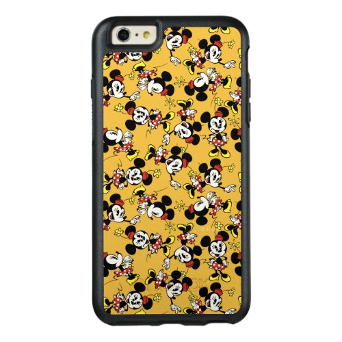 Main Mickey Shorts  Minnie Mouse Orange Pattern OtterBox iPhone 66s Plus Case