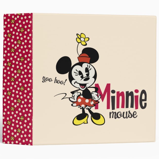 Main Mickey Shorts | Minnie Mouse Sweet 3 Ring Binder (Front/Spine)