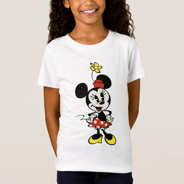 Main Mickey Shorts | Minnie Mouse T-Shirt (Front)