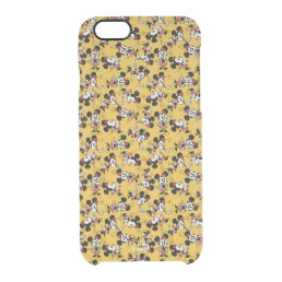 Main Mickey Shorts | Minnie Mouse Yellow Pattern Clear iPhone 6/6S Case