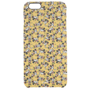 Main Mickey Shorts Minnie Mouse Yellow Pattern Clear iPhone 6 Plus Case