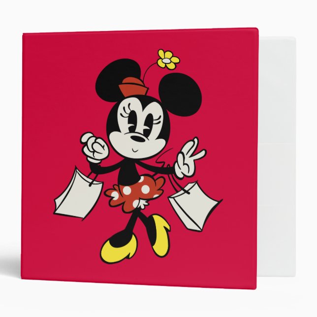 Main Mickey Shorts | Minnie Shopping 3 Ring Binder (Front/Inside)