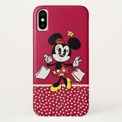 Main Mickey Shorts  Minnie Shopping iPhone X Case