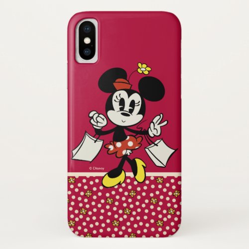 Main Mickey Shorts  Minnie Shopping iPhone XS Case
