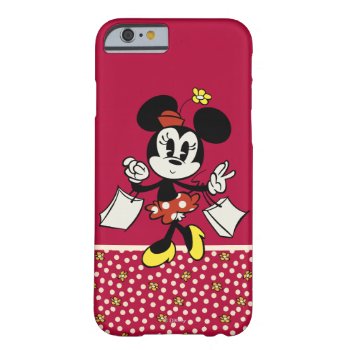 Main Mickey Shorts | Minnie Shopping Barely There Iphone 6 Case by MickeyAndFriends at Zazzle