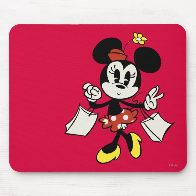 Main Mickey Shorts | Minnie Shopping Mouse Pad (Front)
