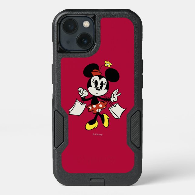 Main Mickey Shorts | Minnie Shopping Otterbox iPhone Case (Back)