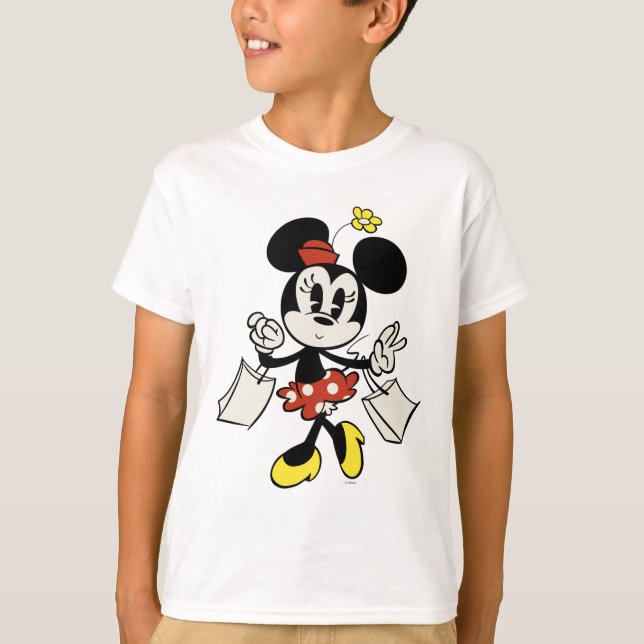 Main Mickey Shorts | Minnie Shopping T-Shirt (Front)