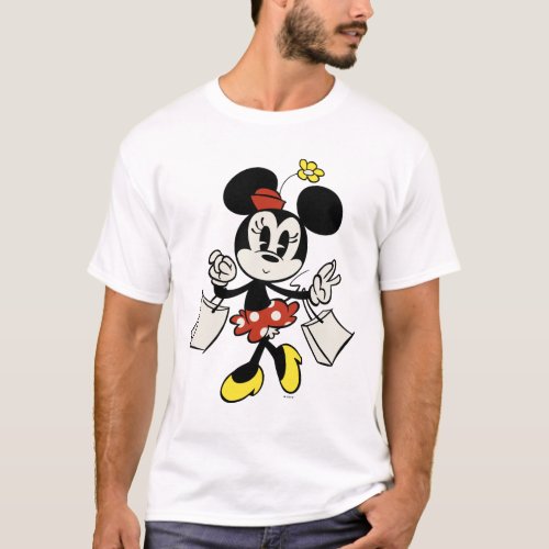 Main Mickey Shorts  Minnie Shopping T_Shirt