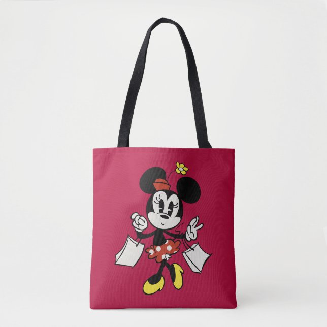 Main Mickey Shorts | Minnie Shopping Tote Bag (Front)
