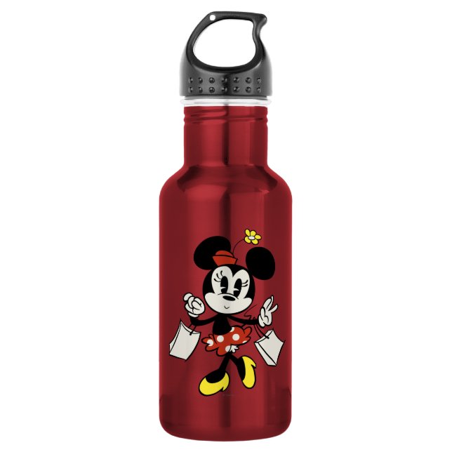 Main Mickey Shorts | Minnie Shopping Water Bottle (Front)