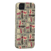 Main Mickey Shorts | Phrase Icon Pattern Case-Mate iPhone Case (Back/Right)