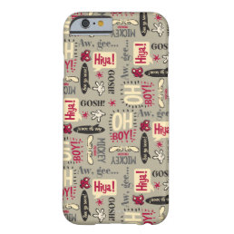 Main Mickey Shorts | Phrase Icon Pattern Barely There iPhone 6 Case