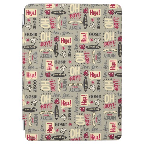 Main Mickey Shorts  Phrase Icon Pattern iPad Air Cover