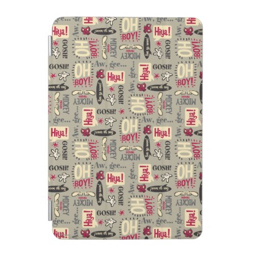 Main Mickey Shorts  Phrase Icon Pattern iPad Mini Cover