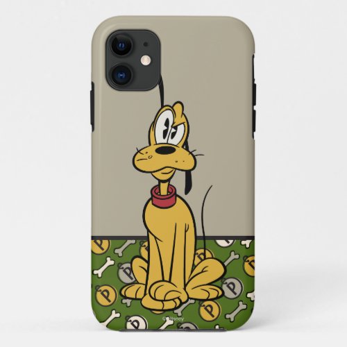 Main Mickey Shorts  Pluto iPhone 11 Case