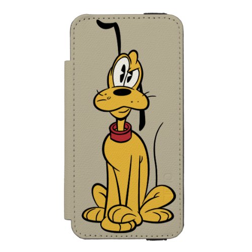 Main Mickey Shorts  Pluto iPhone SE55s Wallet Case