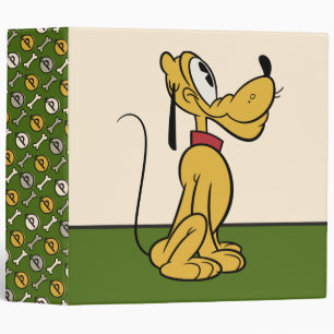 Main Mickey Shorts   Pluto Side Profile 3 Ring Binder