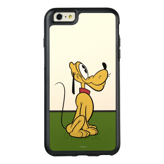 Main Mickey Shorts | Pluto Side Profile Otterbox iPhone Case (Back)
