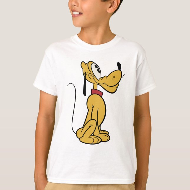 Main Mickey Shorts | Pluto Side Profile T-Shirt (Front)
