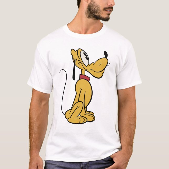 Main Mickey Shorts | Pluto Side Profile T-Shirt (Front)