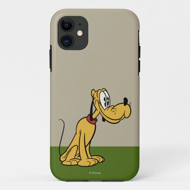 Main Mickey Shorts | Pluto Sitting Case-Mate iPhone Case (Back)