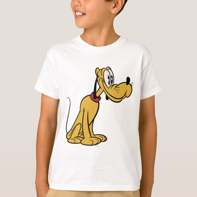 Main Mickey Shorts | Pluto Sitting T-Shirt (Front)