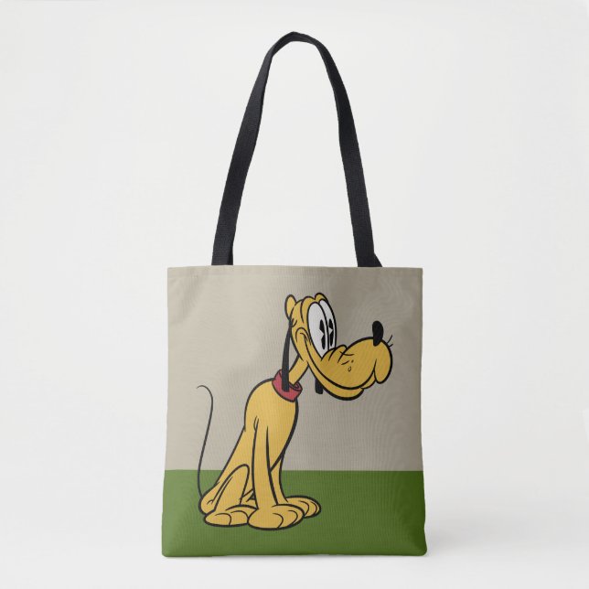 Main Mickey Shorts | Pluto Sitting Tote Bag (Front)