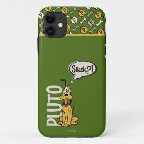 Main Mickey Shorts  Pluto Snack iPhone 11 Case