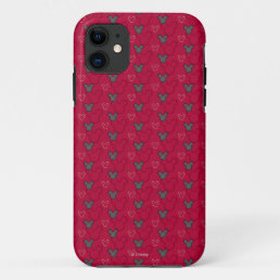 Main Mickey Shorts | Red Icon Pattern iPhone 11 Case